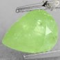 2.73 Ct.Natural Pear 7*10 mm. Red Sparkling Green Mada Titanite Sphene