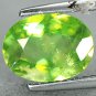 2.3 Ct.Natural Oval 7*10 mm. Red Sparkling Green Mada Titanite Sphene