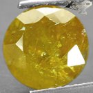 3.49 Ct.Natural Oval 9 mm. Rainbow Spark Honey Yellow Madagascar Titanite Sphene