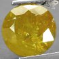 3.49 Ct.Natural Oval 9 mm. Rainbow Spark Honey Yellow Madagascar Titanite Sphene