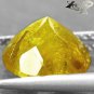 3.49 Ct.Natural Oval 9 mm. Rainbow Spark Honey Yellow Madagascar Titanite Sphene