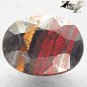 2.34 CT.Natural Oval 7*9 mm. Yellow Gold Chatoyant Metallic Black Tiger Iron Gem