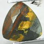 2.85 CT.Natural Trillion 9 mm Chatoyant Gold Yellow Red MetallicTiger Iron éµèè