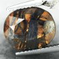5.91 CT.Natural Oval 9.5*11.5 mm.Strong Chatoyant Gold Brown Tiger Iron éµèè