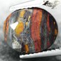 5.32 CT.Natural Oval 9*11 mm. Strong Chatoyant Black Red Gold Brown Tiger Iron