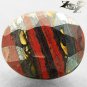 3.84 CT.Natural Oval 9*11 mm Chatoyant Gold Brown Black Red Australia Tiger Iron