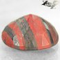 3.57 CT.Natural Oval 9*11 mm. Hematite Gold Brown Red Layer Chatoyant Tiger Iron