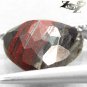 2.31 Ct.Natural Trillion 8 mm. Gold Brown Red Metallic Black Hematite Tiger Iron