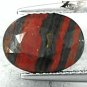 3.1 CT.Natural Oval 8*11 mm. Metallic Black Red  Jaspelite Tiger Iron &eacute;�&micro;&egrave;��&egrave;��