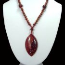 Handcrafted Picasso Jasper and Copper Necklace