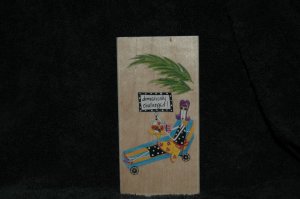 DOMESTICALLY CHALLENGED RUBBER STAMP