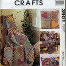 MCCALLS 3901 CRAFT seeing pattern for RAG THROW & PILLOWS PATTERN MCCALLS 3901 CRAFT seeing pattern for RAG THROW & PILLOWS PATTERN