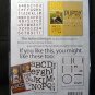 Autumn Leaves Clear Stamps-Alphabet 65PC