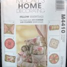 MCCALLS M4410 HOME DECORATING SEWING PATTERN