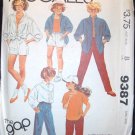 MCCALL'S 9387 Sewing Pattern for Girls Shirt, Top and Pants or Shorts Size 14 MCCALL'S 9387 Sewing Pattern for Girls Shirt, Top and Pants or Shorts Size 14