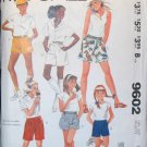 MCCALL'S  9602 Sewing Pattern for Girls' Shorts Size 8