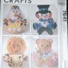 MCCALL'S 7641 CRAFT SEWING PATTERN FOR TREAT BASKETS
