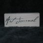ART JOURNAL WOOD MOUNTED RUBBER STAMP