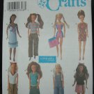 Simplicity 8457 Craft Sewing Pattern for EIGHT 11 1/2" Doll Dresses