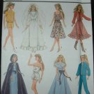 Simplicity 8333 Craft Sewing Pattern for  11 1/2" Fashion Doll Clothes