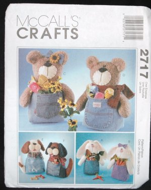 McCall's 2717 Craft Sewing Pattern for Jeanie Babies Pattern