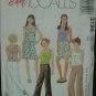 McCall's 3194 Sewing Pattern for Girl's' Top, Pants and Skirt size 7, 8, 10