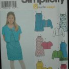 Simplicity 9653 Sewing Pattern for Girl's' Dress and Jacket sz 7-16
