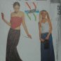 MCCALL'S 2572 SEWING PATTERN FOR JUNIOR'S TOPS AND WRAP SKIRT SZ 9-14