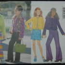 Butterick 5722 Sewing Pattern for Girls' Jacket, Top, Skirt &  Pants