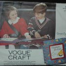Vogue 1177  Sewing Pattern for Games To Go Book  & Transfers