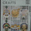 MCCALL'S 2655 SEWING PATTERN FOR - STRAW HAT WREATHS