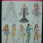 Simplicity 4719 Sewing Pattern for (8) 11 1/2"  Fashion Doll Clothes