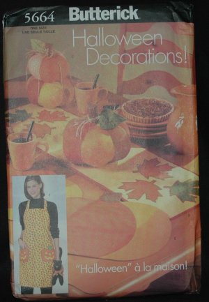 Butterick 5664 SEWING PATTERN FOR HALLOWEEN/FALL DECORATIONS