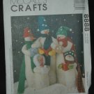 MCCALL'S 8888 CRAFT SEWING PATTERN FOR SNOW  CAROLERS