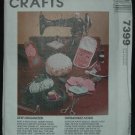 MCCALL'S 7399 SEWING PATTERN FOR SEW ORGANIZED - NEEDLECASE, POUCH EYEGLASS CASE ETC.