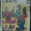 SIMPLICITY 6275 CRAFT  DINOSAUR DOLLS AND CLOTHES
