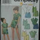 SIMPLICITY 9283 Child's and Girls' Tops, Pants and Shorts
