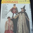 MCCALLS 6680 COSTUME -  MAGICIAN, WITCH, RED RIDING HOOD, REAPER, PRINCESS, ROBIN HOOD, MARIAN