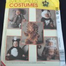 MCCALLS  8938 TODDLERS'  COSTUMES - SKUNK, LION, MONKEY, ELEPHANT & PANDA
