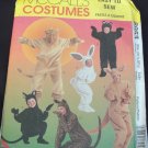 MCCALLS 8953 COSTUME PATTERN - ADULT SM- BUNNY, BEAR, CAT, LION & KANGAROO