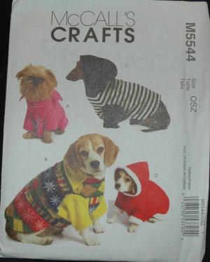 MCCALLS M5544 PET PULLOVERS