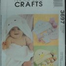 MCCALLS 3697 CRAFT PATTERN - BABY NECESSITIES