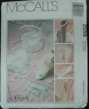 MCCALLS M2058 CRAFT PATTERN - WEDDING NECESSITIES