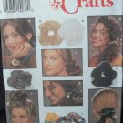 SIMPLICITY 8524 CRAFT SEWING PATTERN PATTERN - HAIR ACCESSORIES