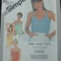 SIMPLICITY 9973 MISSES ONE YARD TOPS