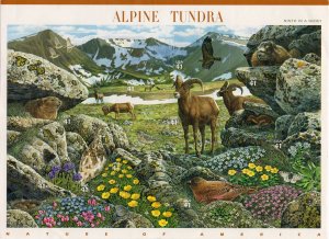 U.S. POSTAGE STAMPS "ALPINE TUNDRA"
