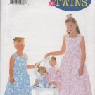 BUTTERICK 6037 CHILDREN'S / GIRL'S  DRESS & 18" DOLL JUMPER
