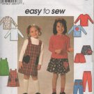 SIMPLICITY 7742 Sewing pattern for Child's Jumper, Skirt, Pants and Knit Top sz 5, 6 ,6X