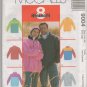 MCCALLS  9004 MISSES' AND MEN'S TOPS & HEADBANDS