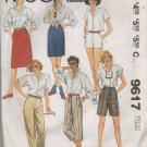 MCCALLS 9617 MISSES' SHIRT